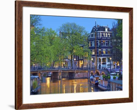 Keizersgracht, Amsterdam, Netherlands-Neil Farrin-Framed Premium Photographic Print