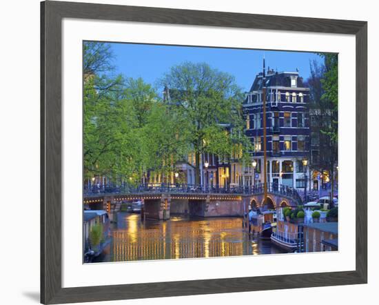 Keizersgracht, Amsterdam, Netherlands-Neil Farrin-Framed Premium Photographic Print