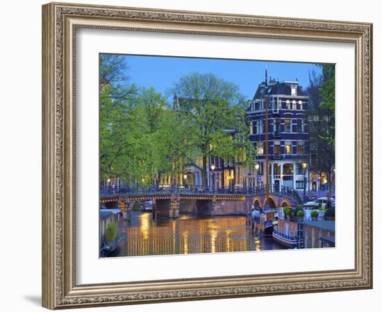 Keizersgracht, Amsterdam, Netherlands-Neil Farrin-Framed Photographic Print