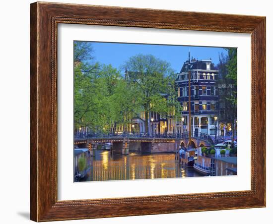 Keizersgracht, Amsterdam, Netherlands-Neil Farrin-Framed Photographic Print