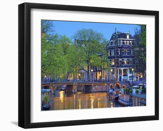 Keizersgracht, Amsterdam, Netherlands-Neil Farrin-Framed Photographic Print