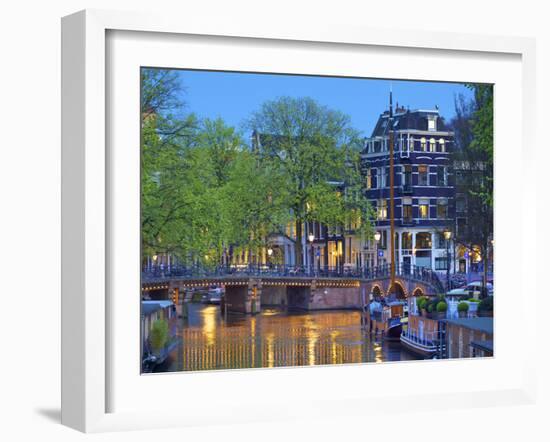 Keizersgracht, Amsterdam, Netherlands-Neil Farrin-Framed Photographic Print