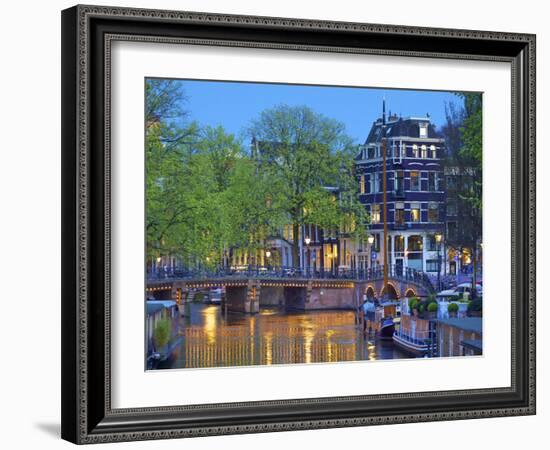 Keizersgracht, Amsterdam, Netherlands-Neil Farrin-Framed Photographic Print