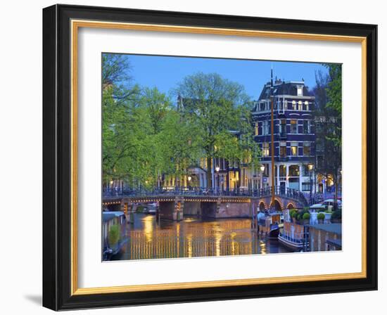 Keizersgracht, Amsterdam, Netherlands-Neil Farrin-Framed Photographic Print