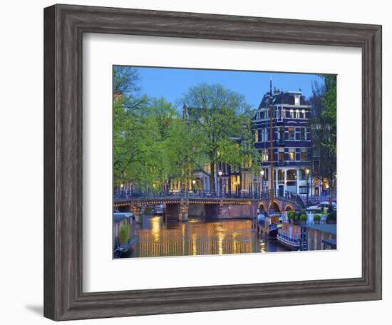 Keizersgracht, Amsterdam, Netherlands-Neil Farrin-Framed Photographic Print