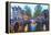 Keizersgracht and Leidsegracht Canals at Dusk, Amsterdam, Netherlands, Europe-Amanda Hall-Framed Premier Image Canvas