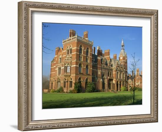 Kelham Hall, Built 1676, Rebuilt after Fire in 1857, Newark, Nottinghamshire, United Kingdom-Waltham Tony-Framed Photographic Print