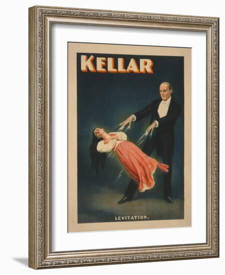 Kellar Levitation Magic Poster No.2-Lantern Press-Framed Art Print