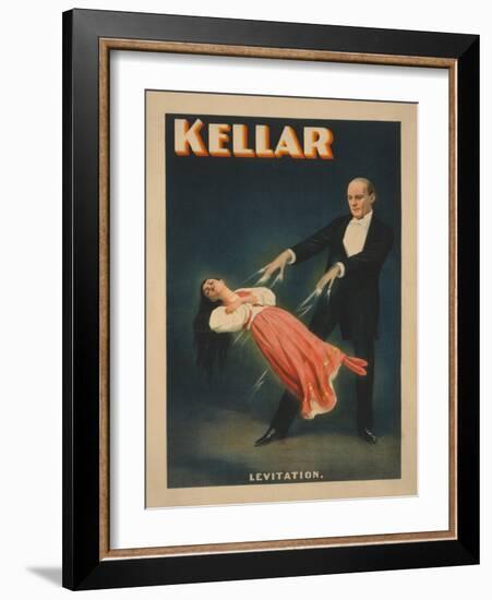 Kellar Levitation Magic Poster No.2-Lantern Press-Framed Art Print