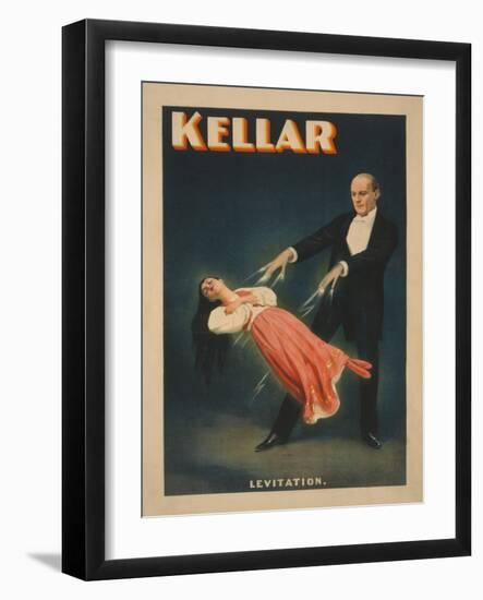 Kellar Levitation Magic Poster No.2-Lantern Press-Framed Art Print