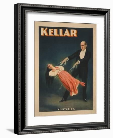 Kellar Levitation Magic Poster No.2-Lantern Press-Framed Art Print