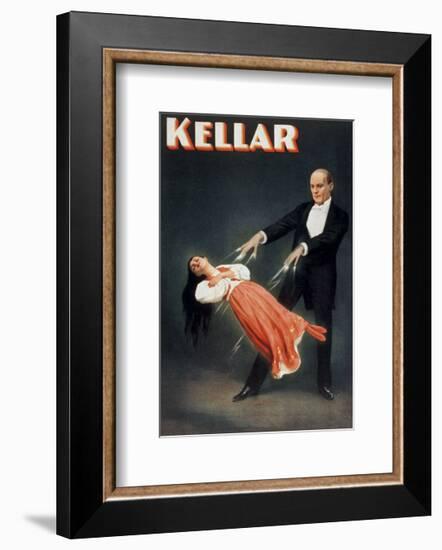 Kellar: Levitation-Vintage Reproduction-Framed Art Print