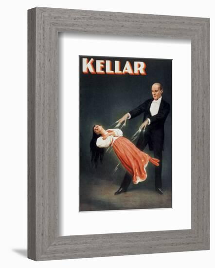 Kellar: Levitation-Vintage Reproduction-Framed Art Print