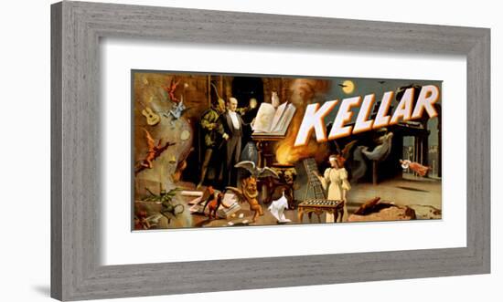 Keller the Magician--Framed Giclee Print