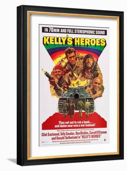 Kelly's Heroes-null-Framed Art Print