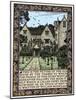 Kelmscott Manor, Gloucestershire, frontispiece to News from Nowhere, c1892 (1901)-William Morris-Mounted Giclee Print