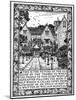 Kelmscott Manor, Gloucestershire, Frontispiece to News from Nowhere, C1892-William Morris-Mounted Giclee Print
