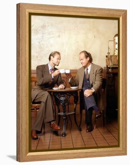 KELSEY GRAMMER; DAVID HYDE PIERCE. "FRASIER-TV" [1993].-null-Framed Premier Image Canvas