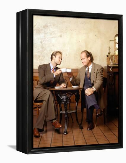 KELSEY GRAMMER; DAVID HYDE PIERCE. "FRASIER-TV" [1993].-null-Framed Premier Image Canvas