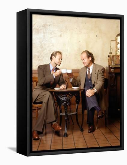 KELSEY GRAMMER; DAVID HYDE PIERCE. "FRASIER-TV" [1993].-null-Framed Premier Image Canvas