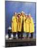 KELSEY GRAMMER; JOHN MAHONEY; PERI GILPIN; JANE LEEVES; DAVID HYDE PIERCE. "FRASIER-TV" [1993].-null-Mounted Photographic Print