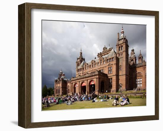 Kelvingrove Art Gallery and Museum, Glasgow, Scotland, United Kingdom, Europe-Nick Servian-Framed Photographic Print