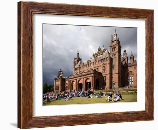 Kelvingrove Art Gallery and Museum, Glasgow, Scotland, United Kingdom, Europe-Nick Servian-Framed Photographic Print