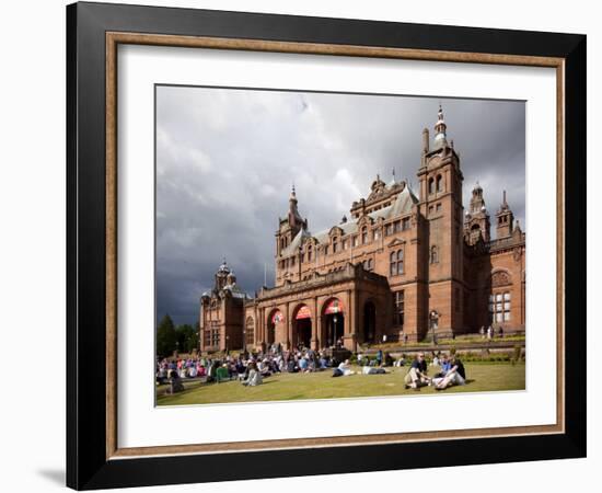 Kelvingrove Art Gallery and Museum, Glasgow, Scotland, United Kingdom, Europe-Nick Servian-Framed Photographic Print