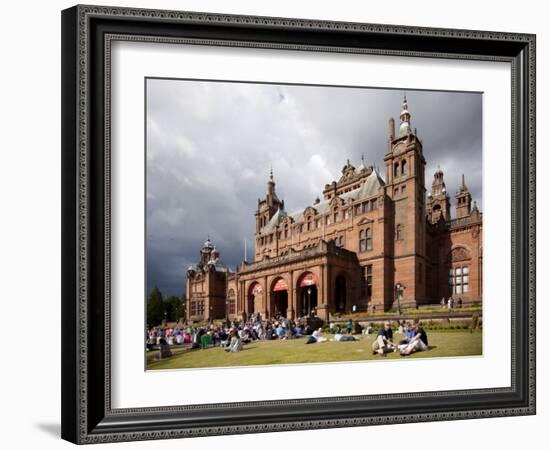 Kelvingrove Art Gallery and Museum, Glasgow, Scotland, United Kingdom, Europe-Nick Servian-Framed Photographic Print