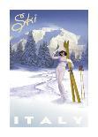 Ski Italy-Kem Mcnair-Framed Art Print