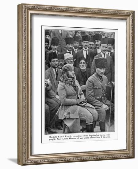 Kemal Ataturk, Military Reformer and Founder of Turkish State-null-Framed Art Print