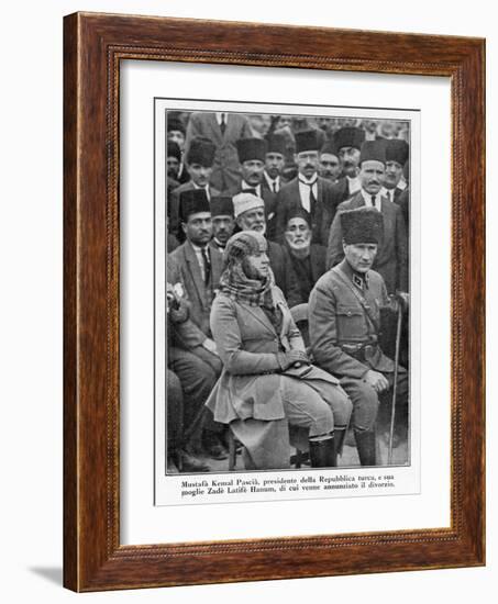 Kemal Ataturk, Military Reformer and Founder of Turkish State-null-Framed Art Print