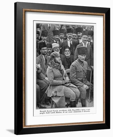 Kemal Ataturk, Military Reformer and Founder of Turkish State-null-Framed Art Print