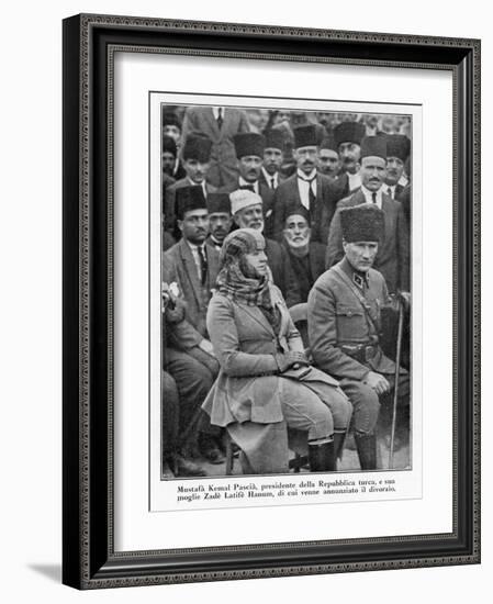 Kemal Ataturk, Military Reformer and Founder of Turkish State-null-Framed Art Print