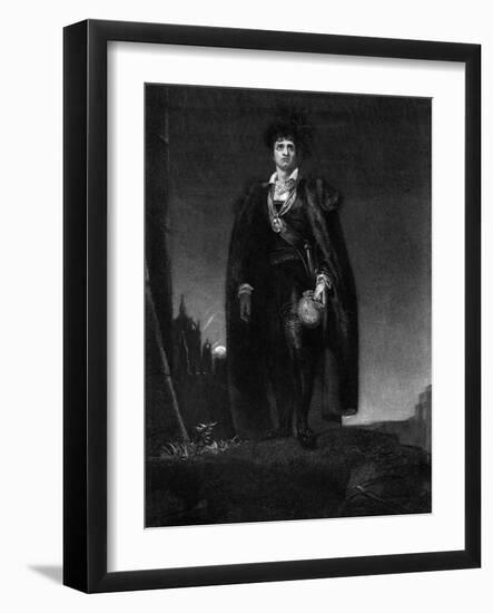 Kemble as Hamlet-Thomas Lawrence-Framed Art Print