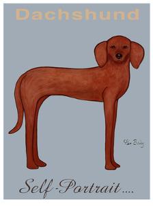 Dachshund Self-Portrait by Ken Bailey