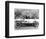 Ken Schoenfeld with Racecar in Seattle Photograph - Seattle, WA-Lantern Press-Framed Art Print