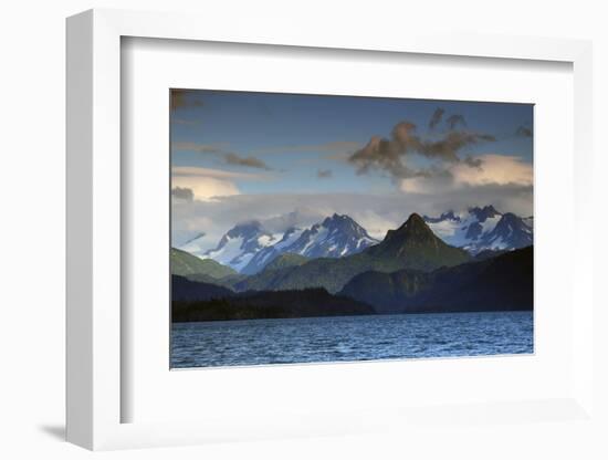 Kenai Mountains and Kachemak Bay, Homer, Alaska, USA, at Sunset-Michel Hersen-Framed Photographic Print