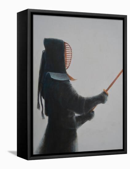 Kendo Warrior-Lincoln Seligman-Framed Premier Image Canvas