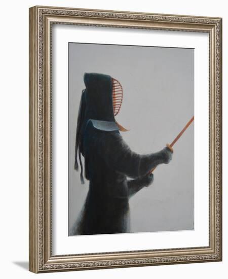 Kendo Warrior-Lincoln Seligman-Framed Giclee Print