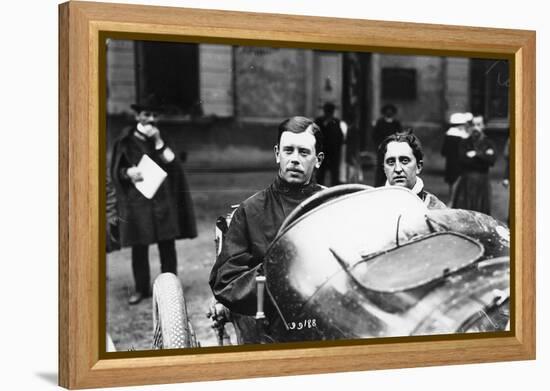 Kenelm Lee Guinness Behind the Wheel of a Sunbeam C1913-C1924-null-Framed Premier Image Canvas