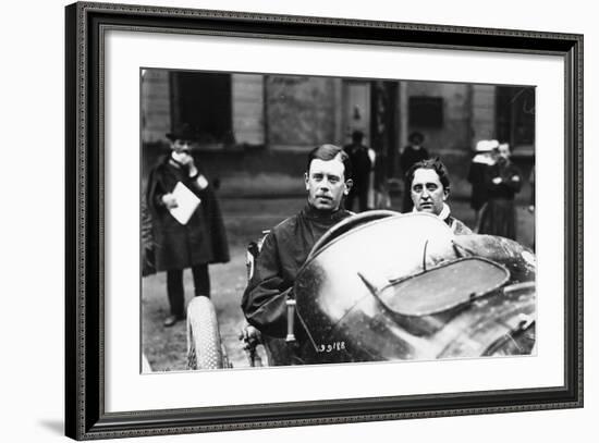 Kenelm Lee Guinness Behind the Wheel of a Sunbeam C1913-C1924--Framed Photographic Print