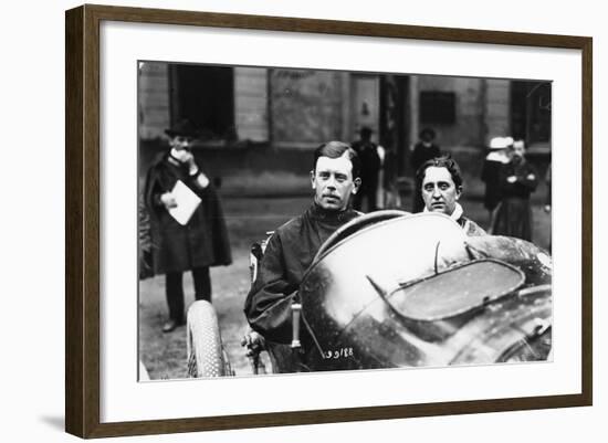 Kenelm Lee Guinness Behind the Wheel of a Sunbeam C1913-C1924--Framed Photographic Print