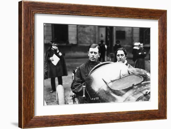 Kenelm Lee Guinness Behind the Wheel of a Sunbeam C1913-C1924-null-Framed Photographic Print