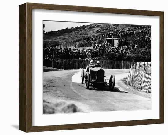 Kenelm Lee Guinness in a 6 Cylinder Sunbeam, French Grand Prix, Lyons, 1924-null-Framed Photographic Print