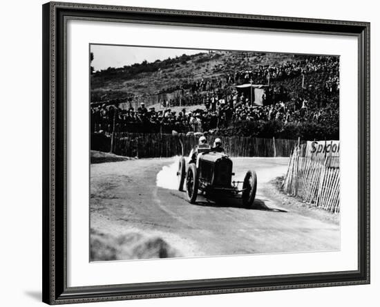 Kenelm Lee Guinness in a 6 Cylinder Sunbeam, French Grand Prix, Lyons, 1924--Framed Photographic Print