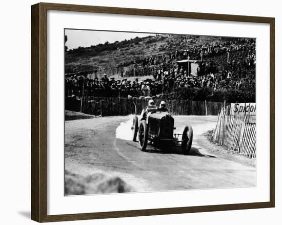 Kenelm Lee Guinness in a 6 Cylinder Sunbeam, French Grand Prix, Lyons, 1924-null-Framed Photographic Print