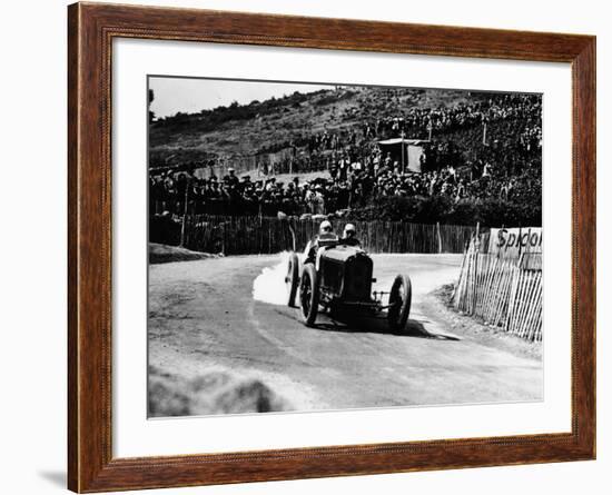 Kenelm Lee Guinness in a 6 Cylinder Sunbeam, French Grand Prix, Lyons, 1924-null-Framed Photographic Print