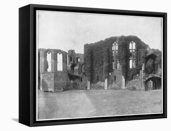 Kenilworth Castle, England, Late 19th Century-John L Stoddard-Framed Premier Image Canvas