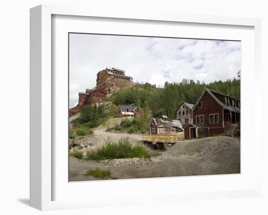 Kennecott Copper Mine, Mccarthy, Wrangell St. Elias National Park, Alaska, USA-Ellen Clark-Framed Photographic Print